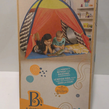 B. toys Indoor and Outdoor Play Tent Garden - Children's Tent with Tent Transpor