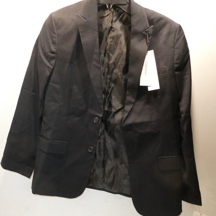 Calvin Klein Boys' Black Suit Set - Blazer & Trousers - Size 14