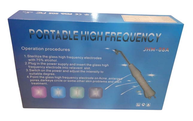 High Frequency Facial Wand 4 in 1 Portable High Frequency Facial Skin Machine fo