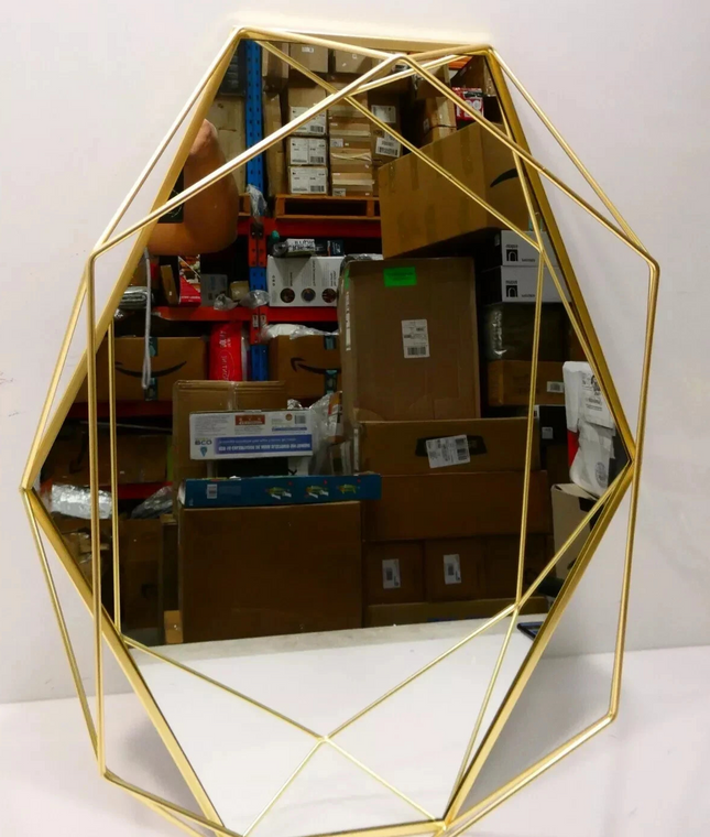 Umbra 358776-165 Prisma Modern Geometric Shaped Oval Mirror Wall Decor