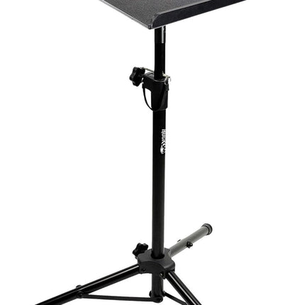 RockJam Tripod Laptop Stand, Projector Stand, & DJ Rack. 20" x 16" Plate & Adjus