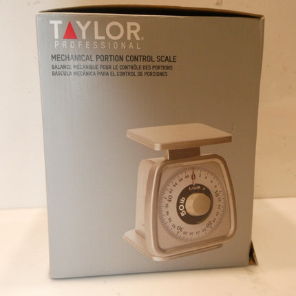 Taylor Precision Products Stainless Steel Analog Portion Control Scale 50-Pound