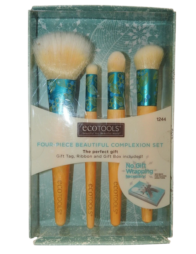 EcoTools, Four-Piece Beautiful Complexion Set, 4 Brushes