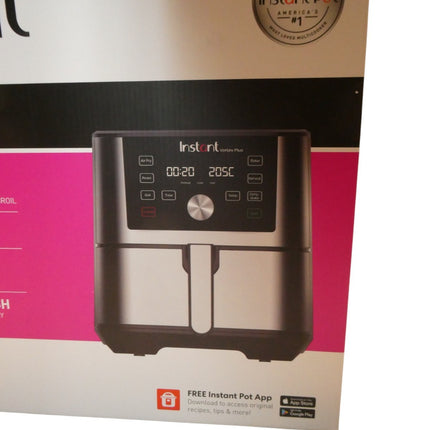 Instant Pot Vortex Plus Air Fryer XXL, Stainless Steel, 5.7L, 1.8kg Capacity
