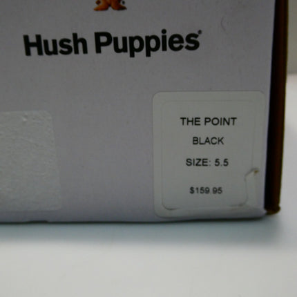 Hush Puppies Women's The Point Court Shoe, Black, UK 3/US 5.5