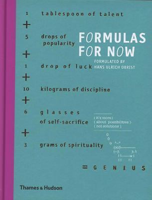 Formulas for Now by Hans Ulrich Obrist (2008, Hardcover)