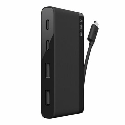 Belkin 4 Port USB-C Travel Hub Black (F4U090btBLK)